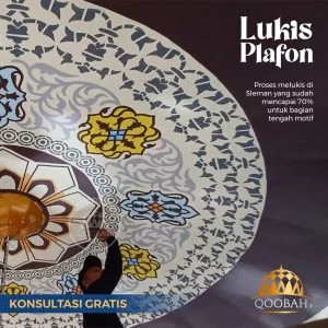 Kecantikan Langit Masjid Melalui Lukisan Plafon