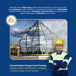 Bahan yang Cocok untuk Kubah Masjid