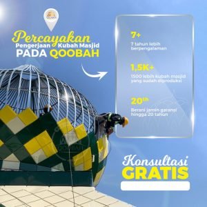 Harga Kubah Masjid Model Bawang