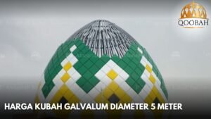 Harga Kubah Galvalum Diameter 5 Meter