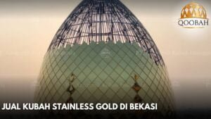 Jual Kubah Stainless Gold di Bekasi