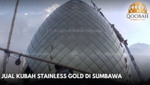 Jual Kubah Stainless Gold di Sumbawa