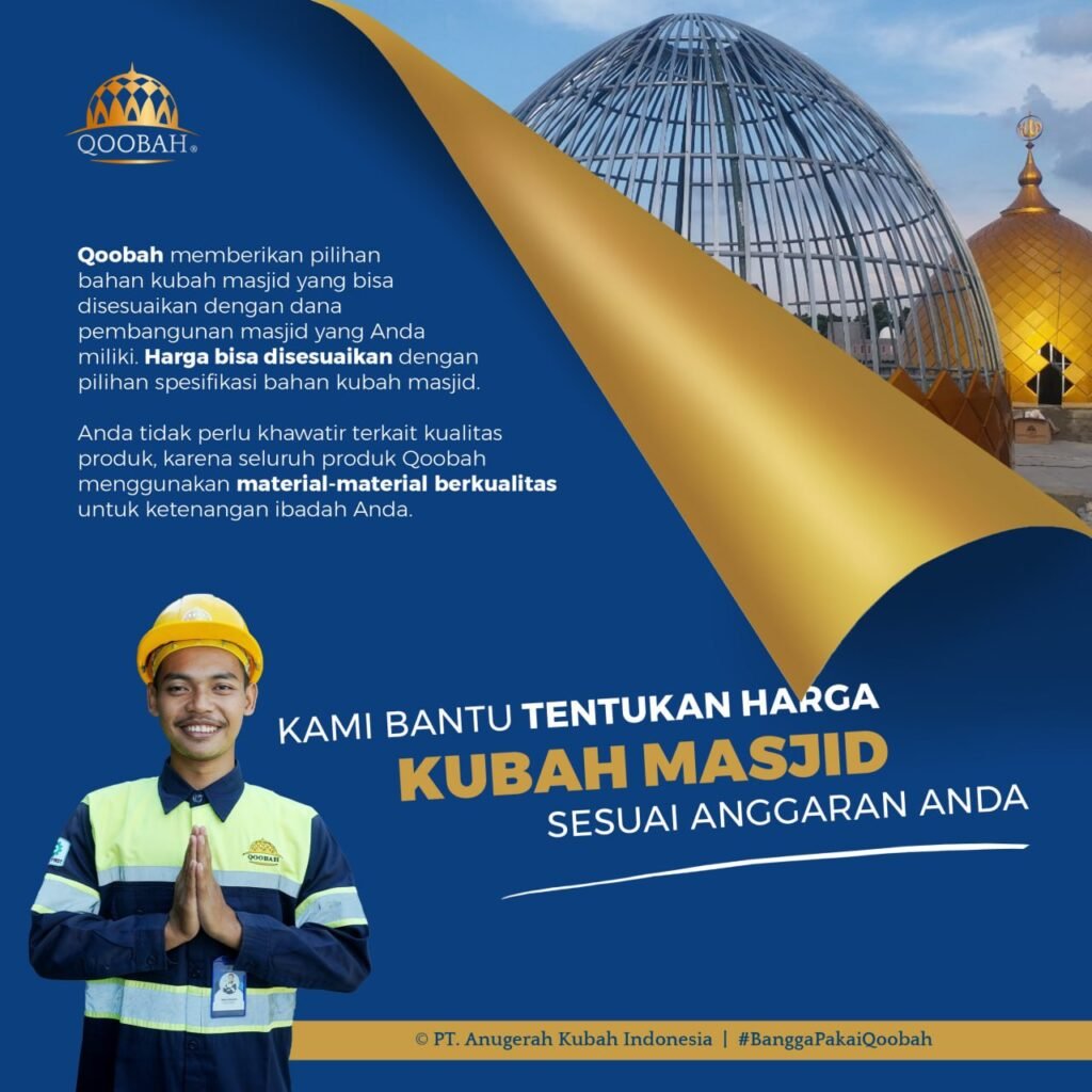 Harga Kubah Enamel Diameter 3 Meter