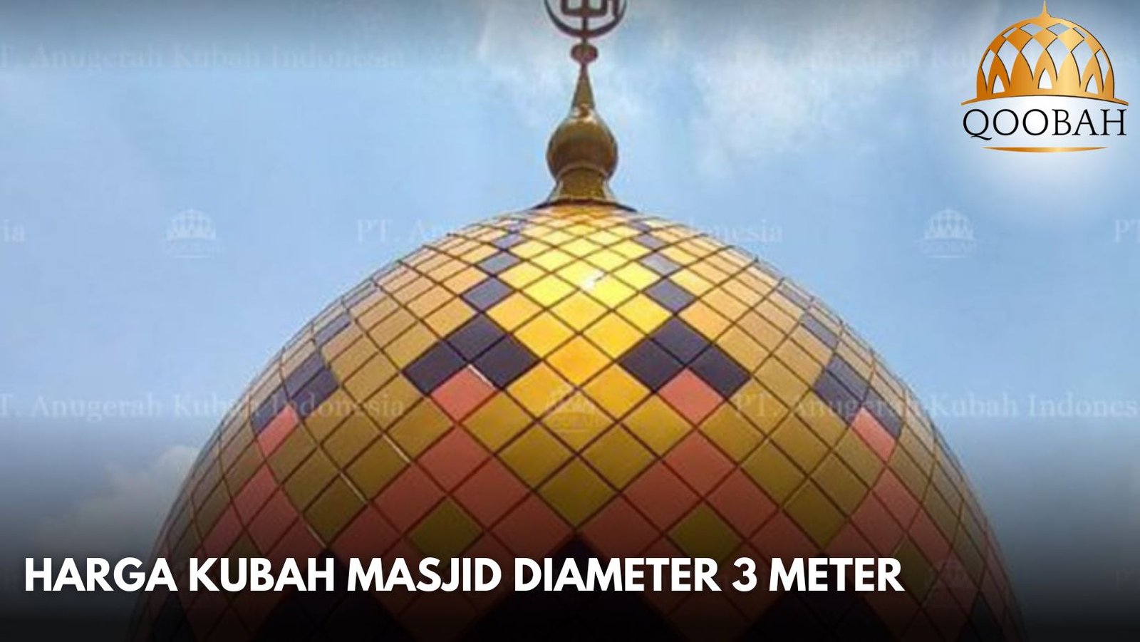 Harga Kubah Masjid Diameter 3m