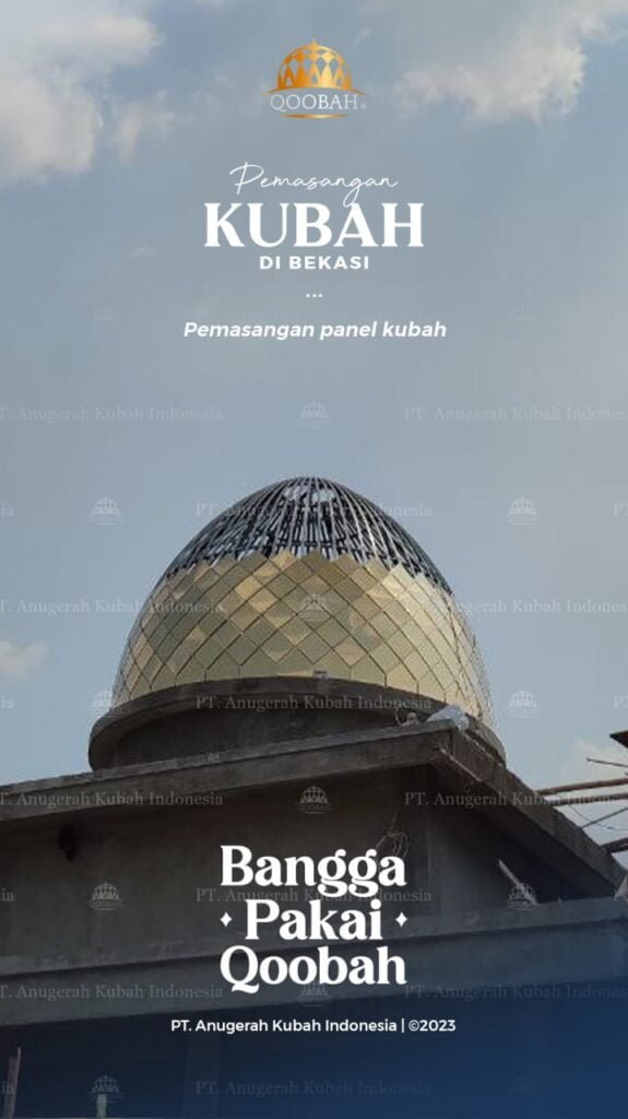 Harga Kubah Stainless Gold Diameter 6m