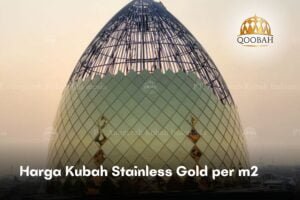 Harga Kubah Stainless Gold per m2
