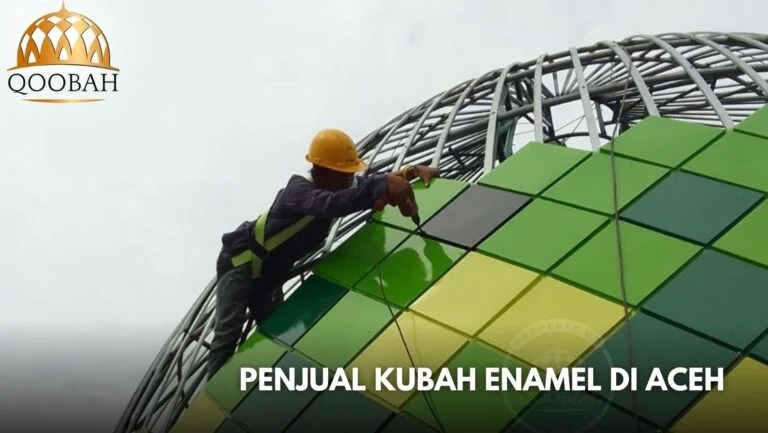 Penjual Kubah Enamel di Aceh