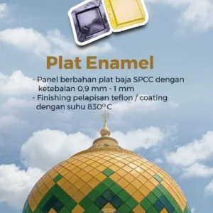 kubah enamel berkualitas