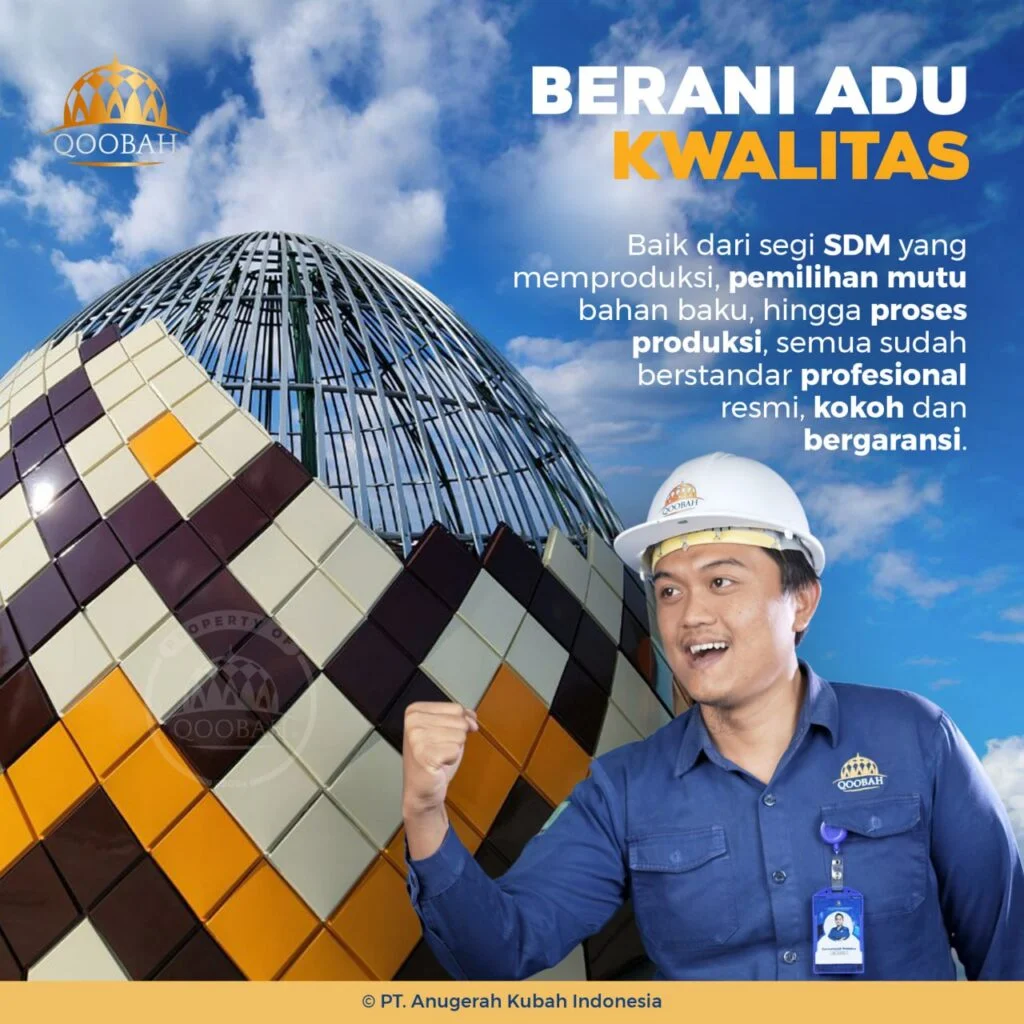 kubah enamel berkualitas