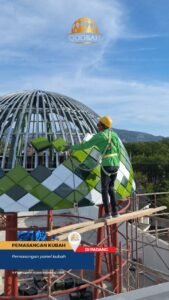 Jasa Pemasangan Kubah Masjid Galvalum di Bekasi untuk Proyek Massal Komunitas Muslim Perumahan