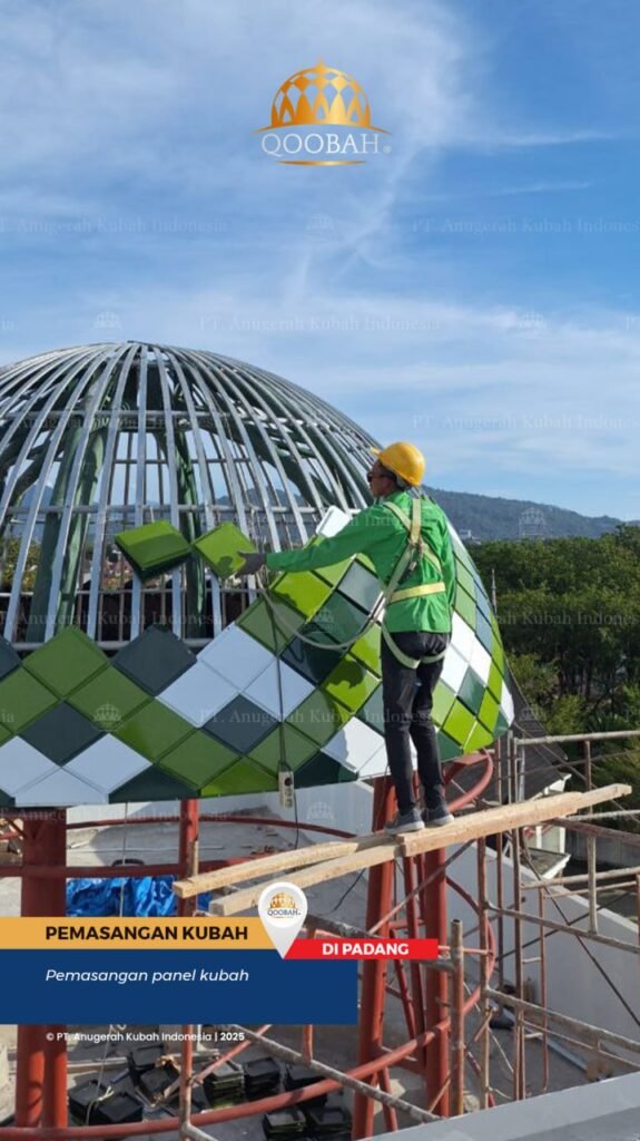 Jasa Pemasangan Kubah Masjid Galvalum di Bekasi untuk Proyek Massal Komunitas Muslim Perumahan