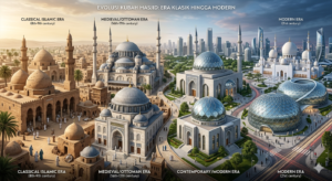 Evolusi Bentuk Kubah Masjid Dunia Islam: Dari Tradisi Klasik hingga Arsitektur Masa Kini