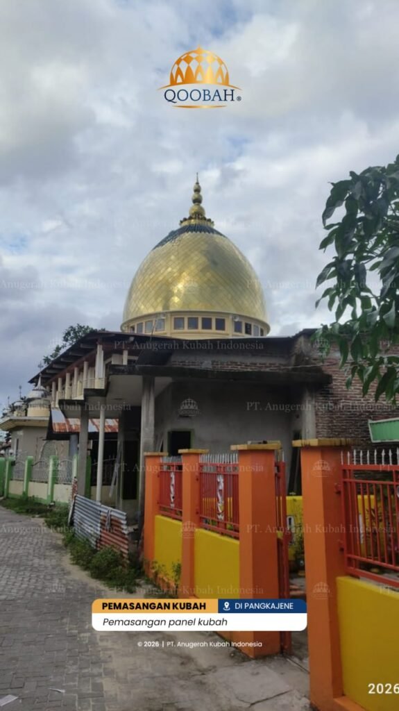 Kubah Masjid Stainless Gold Batam
