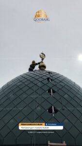 Kubah Masjid dengan Motif Nusantara yang Unik