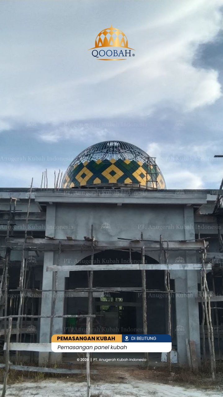 Tips Memilih Diameter Kubah Masjid yang Tepat