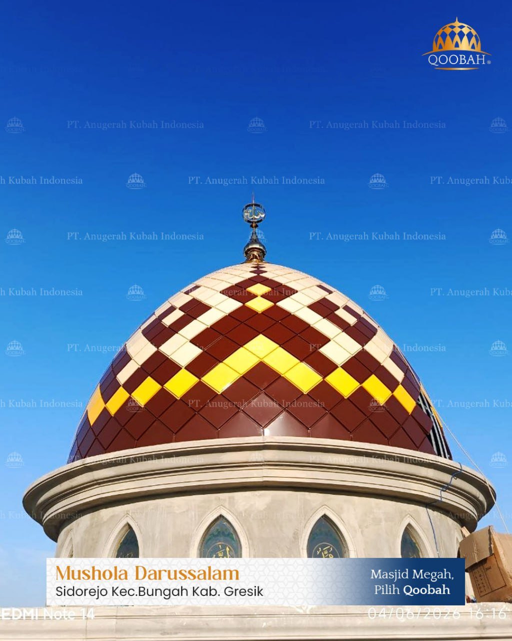 Desain Kubah Masjid Setengah Bola: Simpel, Megah & Abadi 1