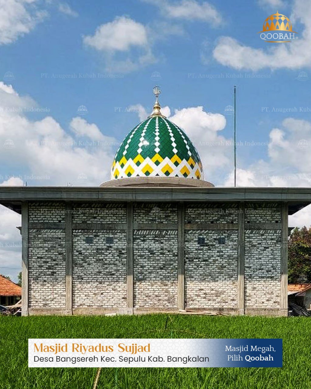Harga Kubah Masjid Kupang NTT: Material Tahan Gempa & Angin 1