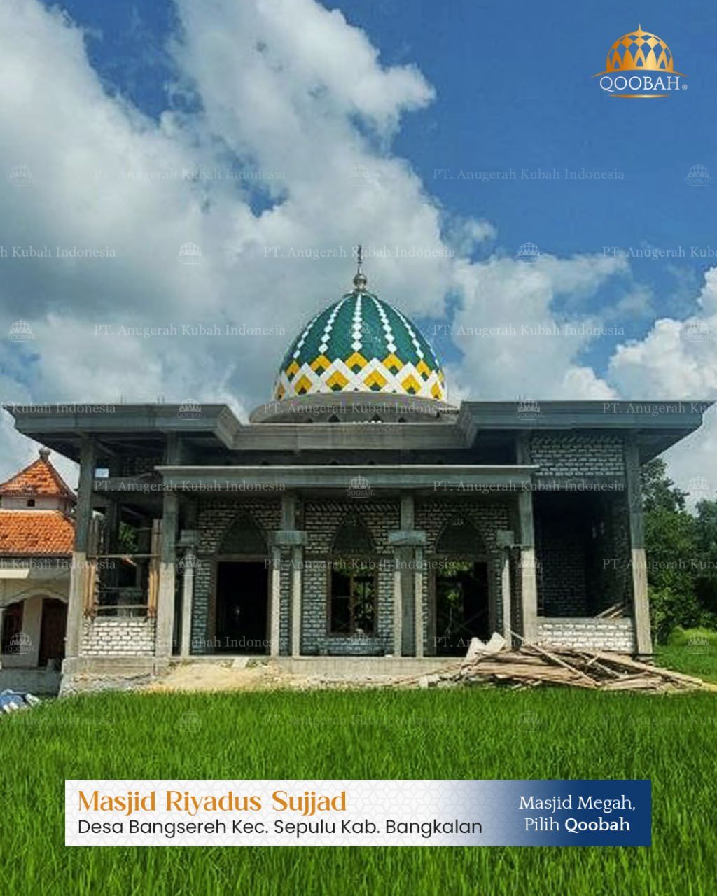 Harga Kubah Masjid Kupang NTT: Material Tahan Gempa & Angin 2