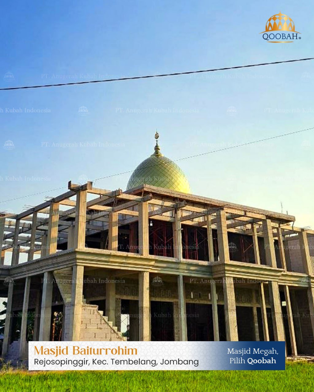 Harga Kubah Masjid Minimalis untuk Mushola & Masjid Kompleks