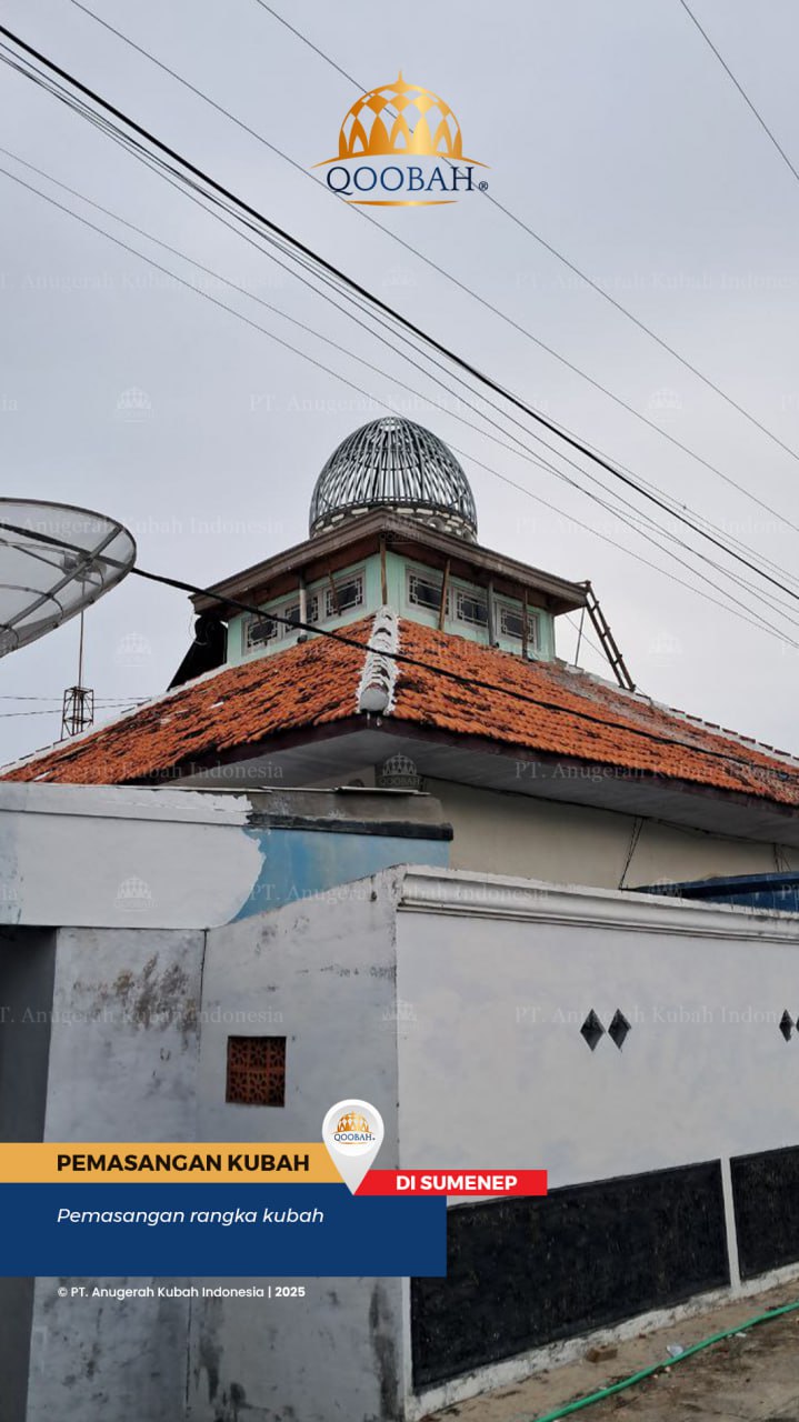 jual kubah enamel | kubah masjid qoobah.id