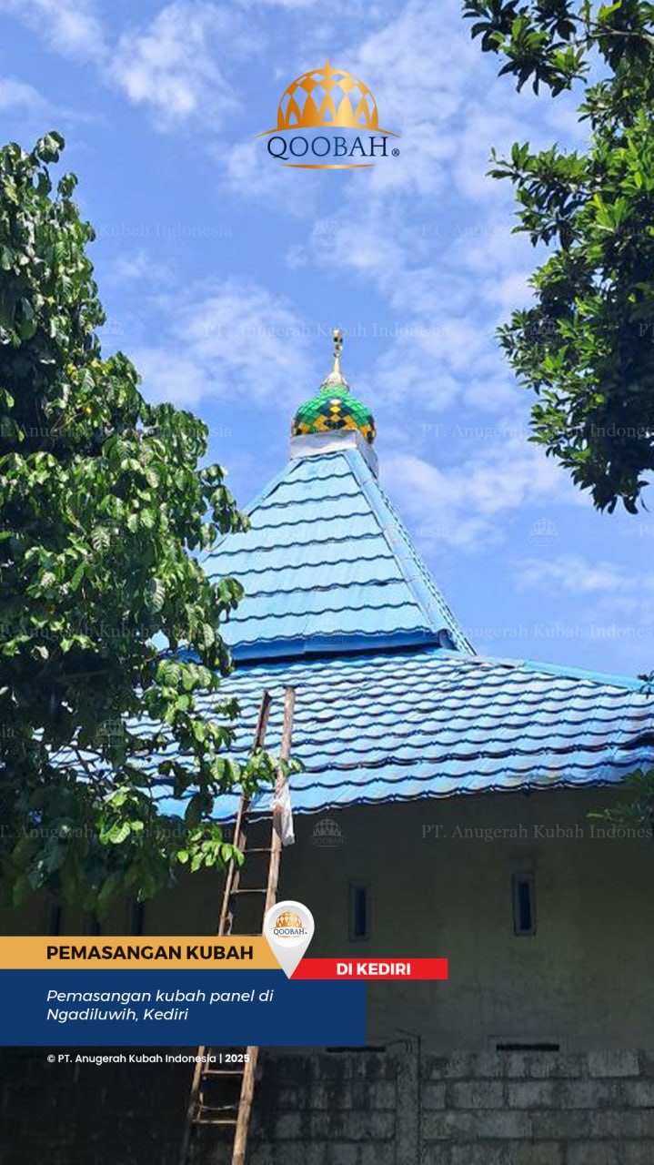 jual kubah masjid enamel | kubah masjid qoobah.id