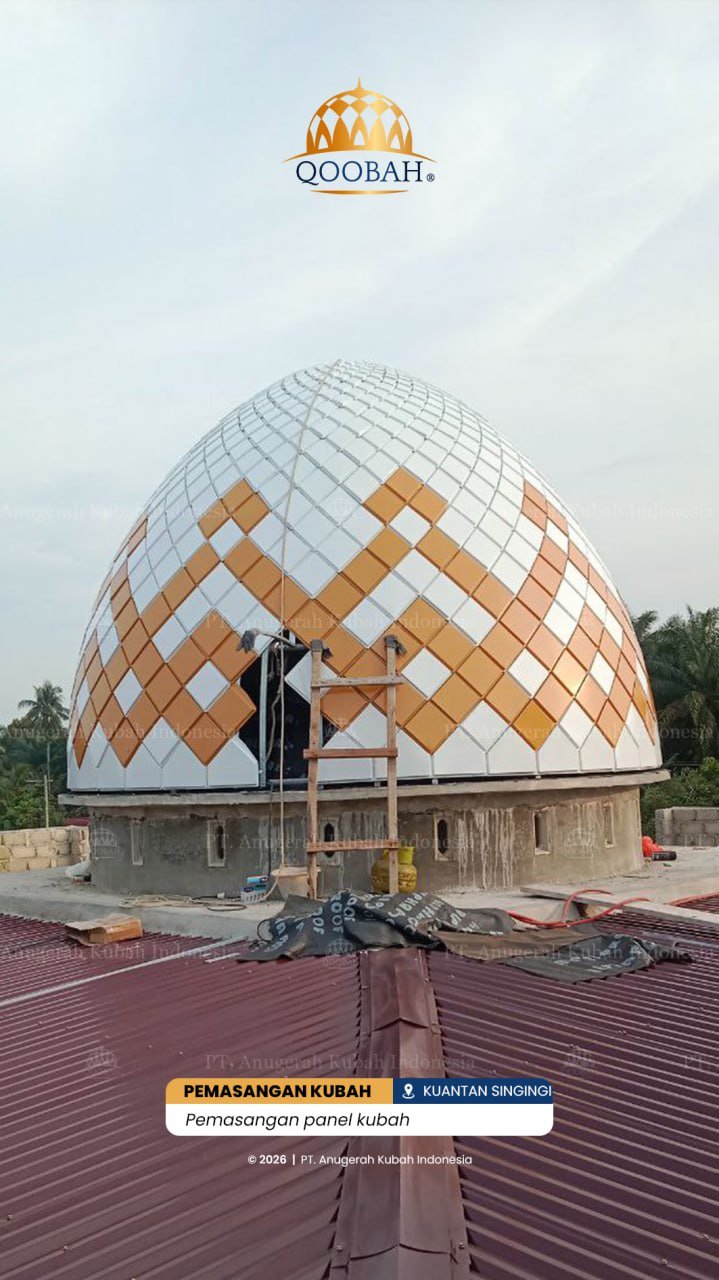 jasa pembuat kubah masjid | kubah masjid qoobah.id