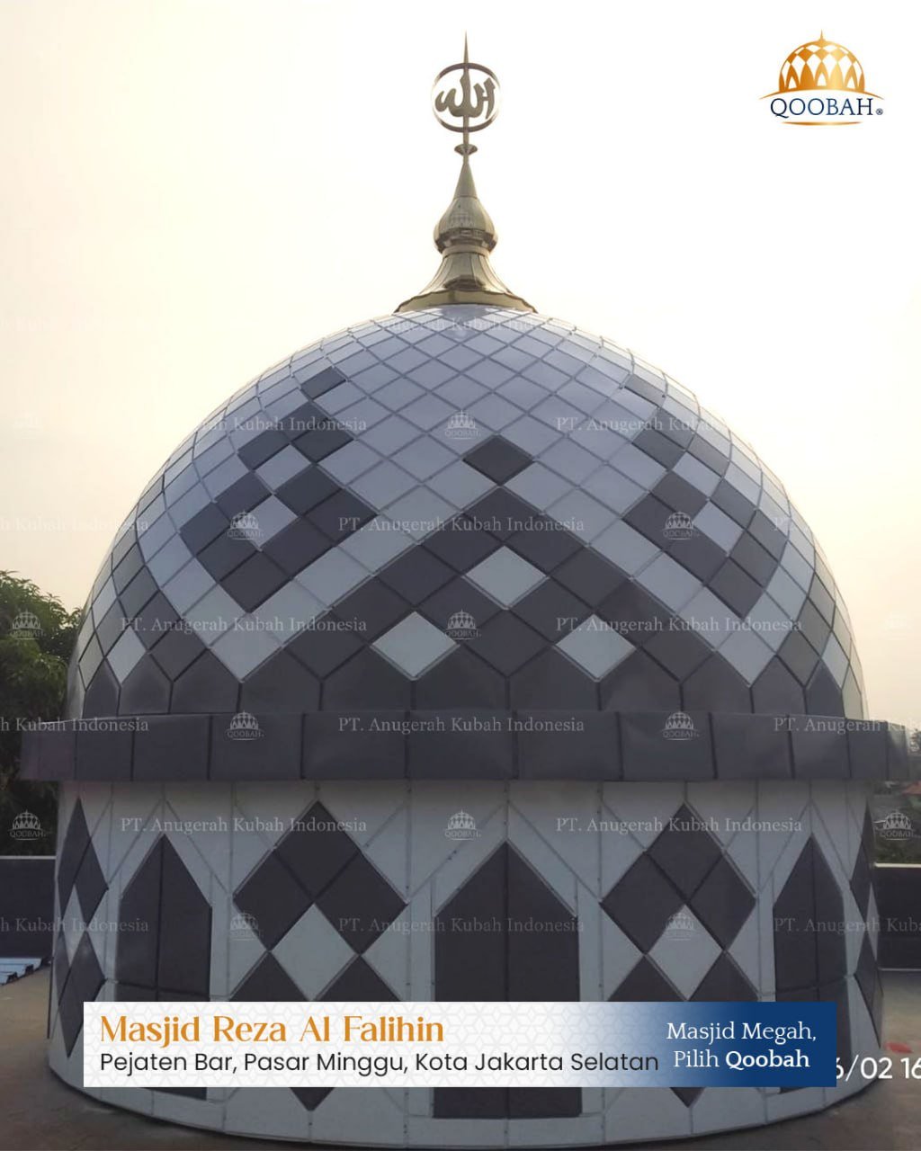 Jual Kubah Masjid Bandung & Jawa Barat Bergaransi Resmi 20 Tahun 1