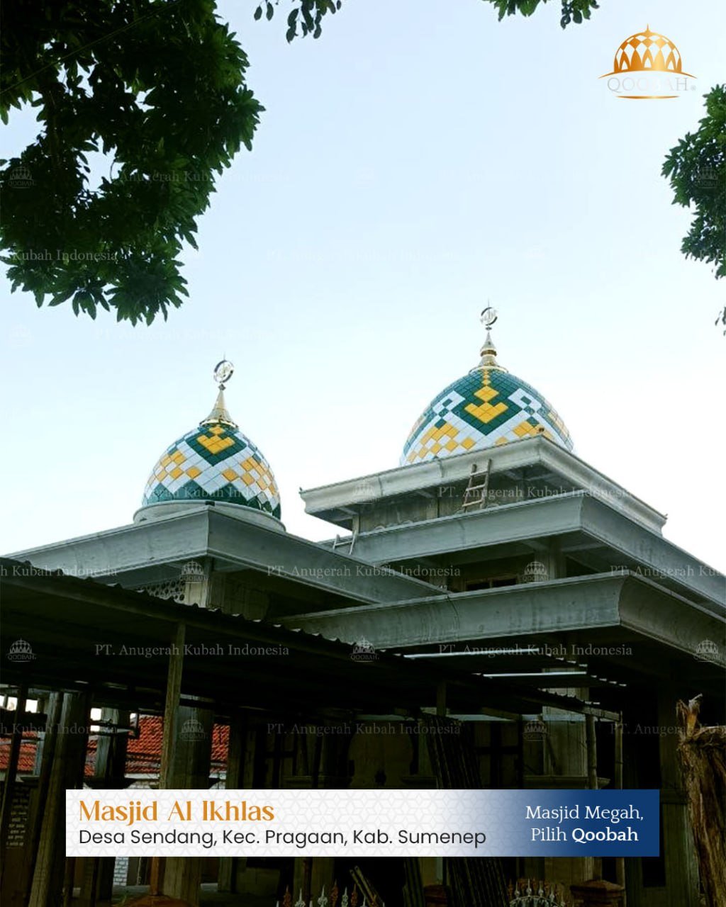 Jual Kubah Masjid Palembang & Sumatra Selatan: Bebas Ongkir & Garansi 1