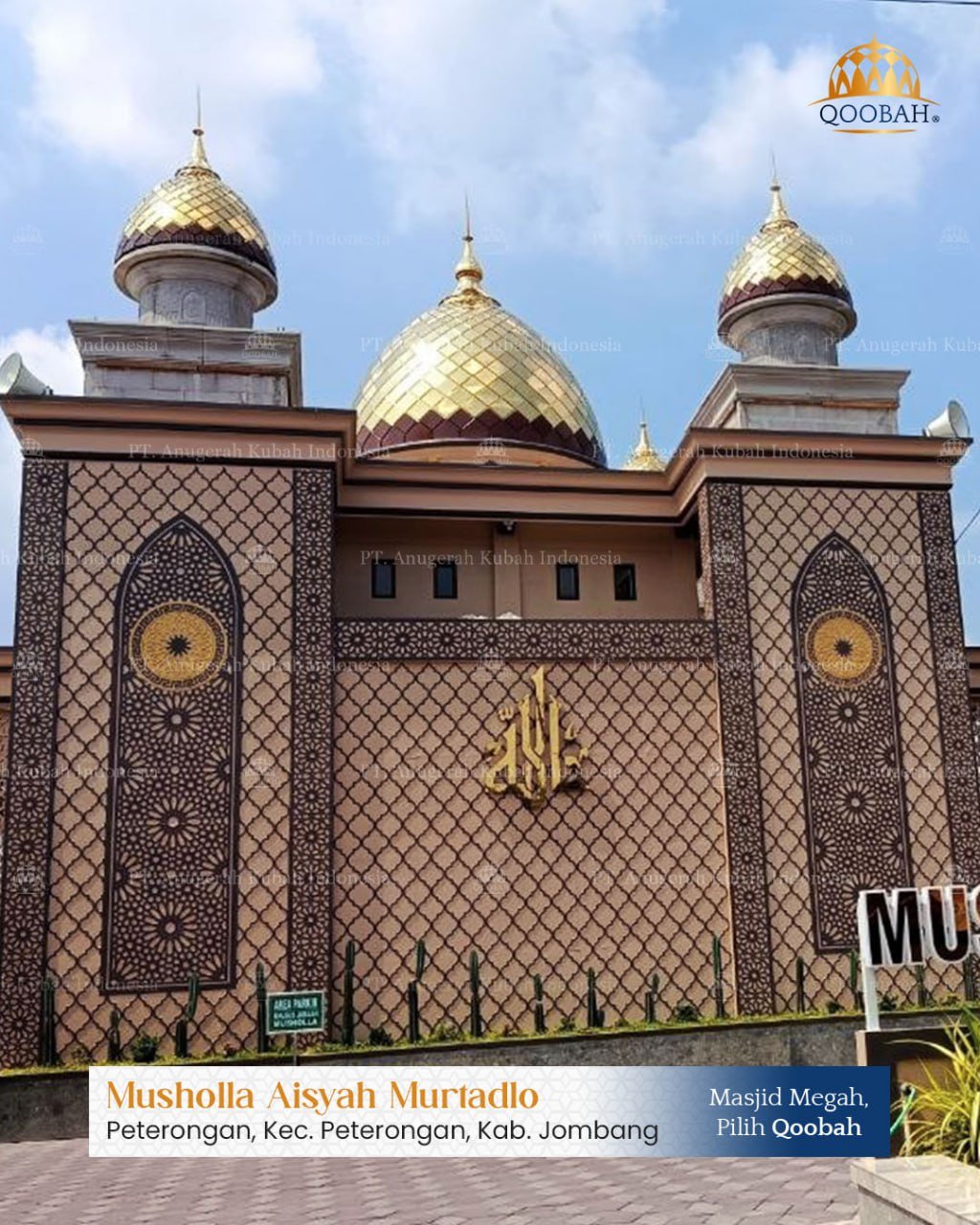 Jual Kubah Masjid Pontianak & Kalimantan Barat: Kualitas Ekspor 1
