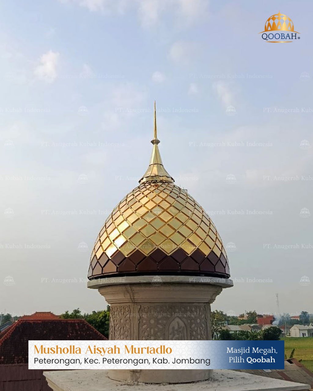 Jual Kubah Masjid Pontianak & Kalimantan Barat: Kualitas Ekspor 2