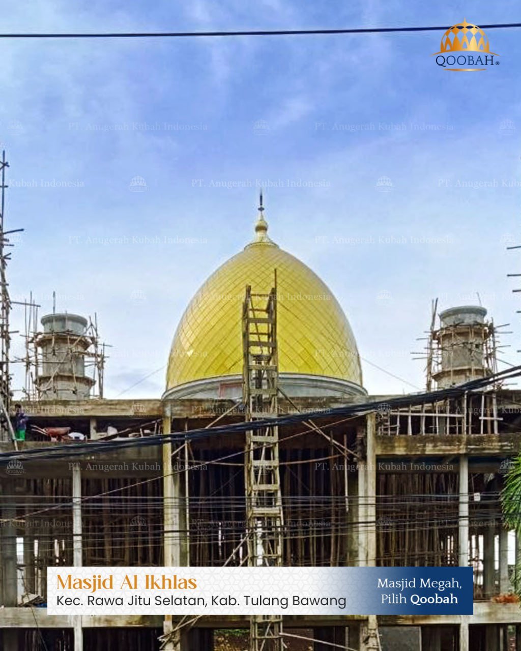 Kubah Masjid Ornamen Kaligrafi Arab: Makna & Estetika Visual 2