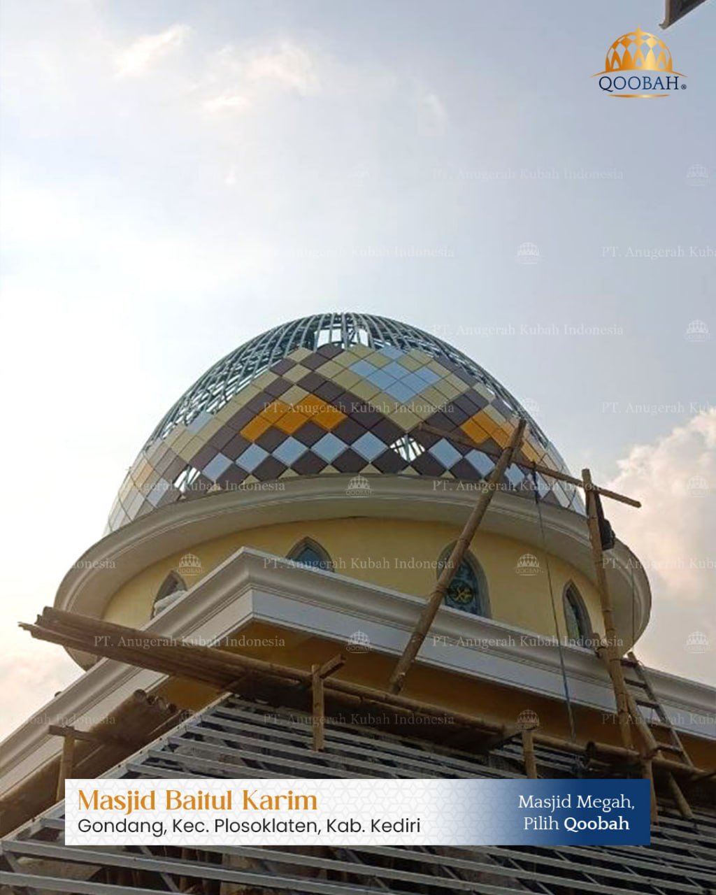 Kubah Stainless Gold Titanium: Tampilan Mewah & Anti Kusam