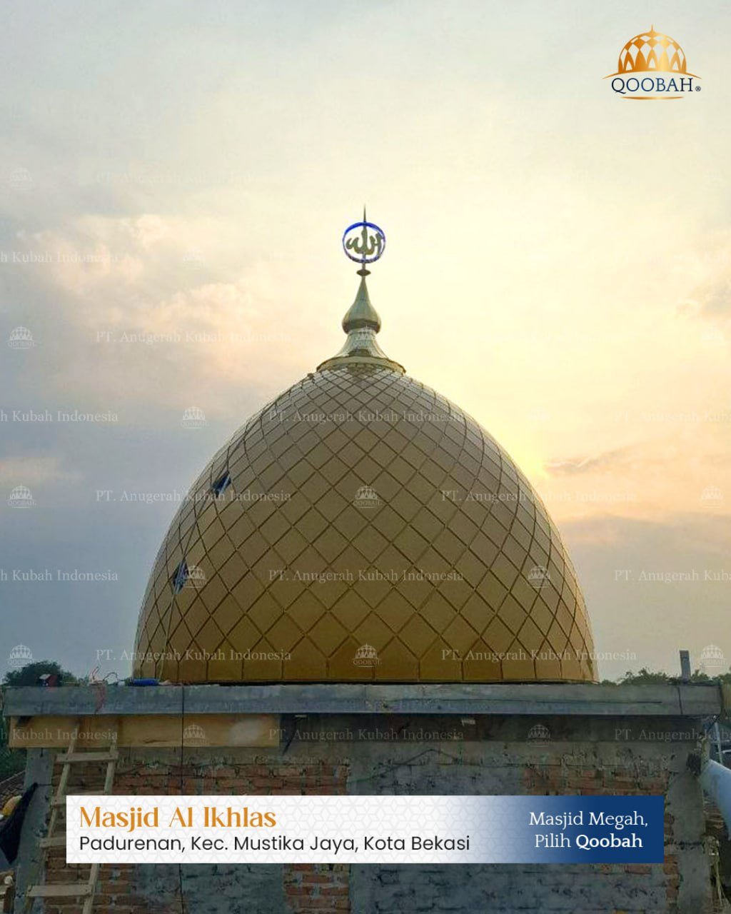 Spesifikasi Lisplang & Ornamen Hiasan Bawah Kubah Masjid 1