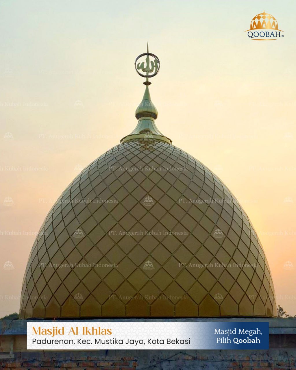 Spesifikasi Lisplang & Ornamen Hiasan Bawah Kubah Masjid 2