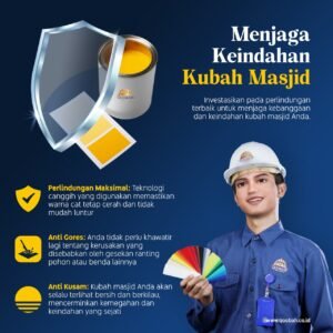 Karakteristik Kubah Masjid Model Bawang Khas Timur Tengah